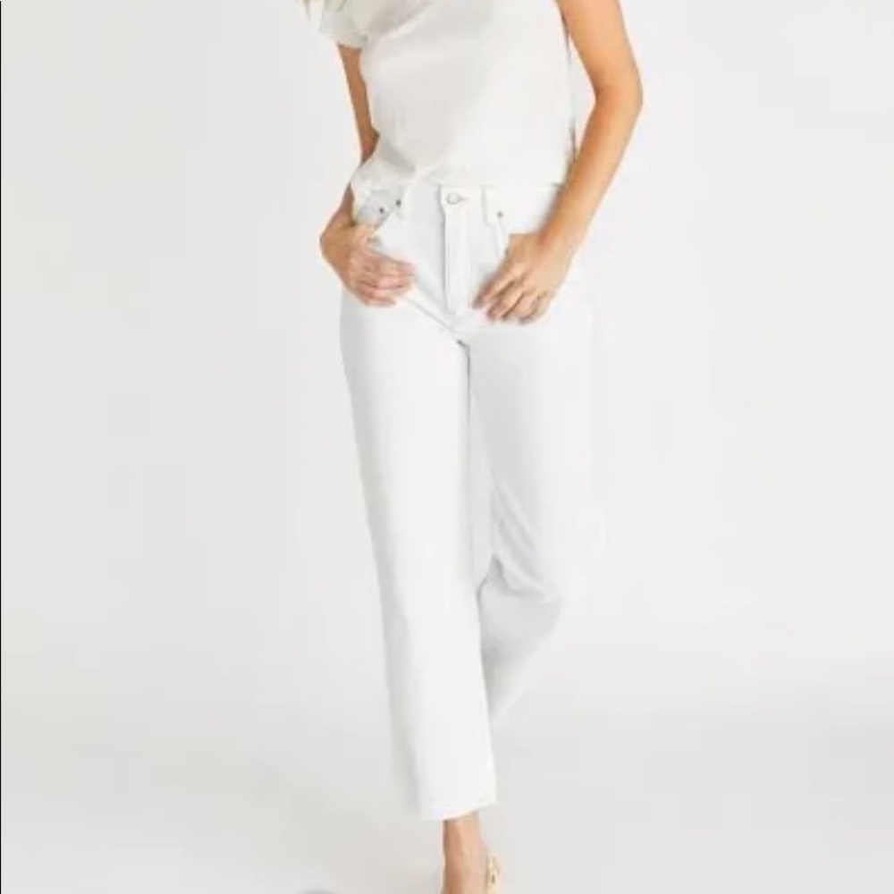 High-rise Bullhead vintage capri jeans